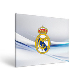 Холст прямоугольный с принтом Реал Мадрид , 100% ПВХ |  | Тематика изображения на принте: real madrid | испания | португалия