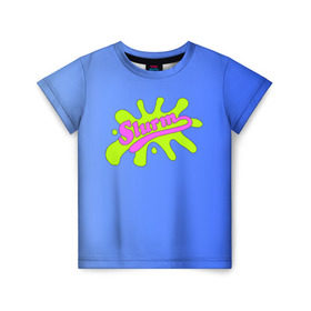 Детская футболка 3D с принтом Slurm , 100% гипоаллергенный полиэфир | прямой крой, круглый вырез горловины, длина до линии бедер, чуть спущенное плечо, ткань немного тянется | futurama | футурама