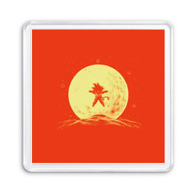 Магнит 55*55 с принтом Moon , Пластик | Размер: 65*65 мм; Размер печати: 55*55 мм | anime | dragon ball | goku | аниме | гоку | драконий жемчуг | жемчуг дракона