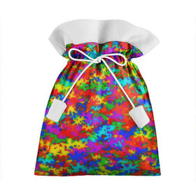 Подарочный 3D мешок с принтом Радужный камуфляж , 100% полиэстер | Размер: 29*39 см | Тематика изображения на принте: dye | tie | tie dye | краска | милитари | радуга | тай дай | текстура | цвет