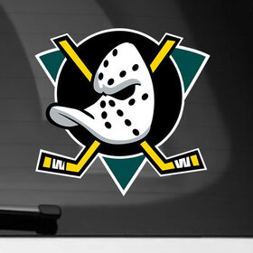 Наклейка на автомобиль с принтом NHL: Ducks , ПВХ |  | Тематика изображения на принте: 