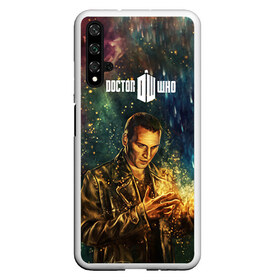 Чехол для Honor 20 с принтом Dr who art , Силикон | Область печати: задняя сторона чехла, без боковых панелей | dw | доктор | доктор кто | тардис