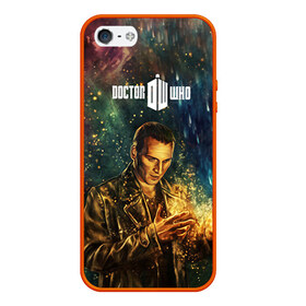 Чехол для iPhone 5/5S матовый с принтом Dr who art , Силикон | Область печати: задняя сторона чехла, без боковых панелей | dw | доктор | доктор кто | тардис