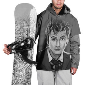 Накидка на куртку 3D с принтом Доктор Кто fun art , 100% полиэстер |  | dw | доктор | доктор кто | тардис