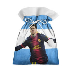 Подарочный 3D мешок с принтом Messi from Argentina , 100% полиэстер | Размер: 29*39 см | аргентина | барселона | месси | футбол