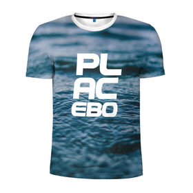 Мужская футболка 3D спортивная с принтом Placebo , 100% полиэстер с улучшенными характеристиками | приталенный силуэт, круглая горловина, широкие плечи, сужается к линии бедра | Тематика изображения на принте: rok | панк | плацебо | рок