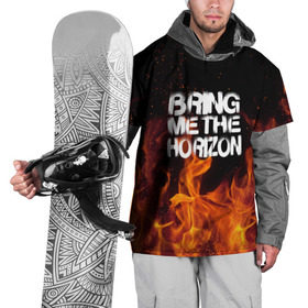 Накидка на куртку 3D с принтом Bring Me The Horizon , 100% полиэстер |  | rok | sempiternal | музыка | рок
