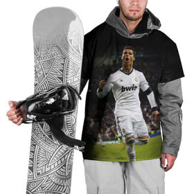 Накидка на куртку 3D с принтом Роналдо , 100% полиэстер |  | real madrid | ronaldo | реал мадрид | роналдо | футбол | футболист