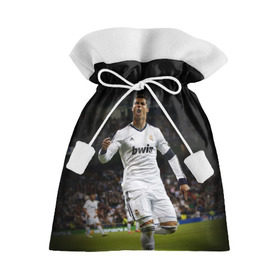 Подарочный 3D мешок с принтом Роналдо , 100% полиэстер | Размер: 29*39 см | Тематика изображения на принте: real madrid | ronaldo | реал мадрид | роналдо | футбол | футболист