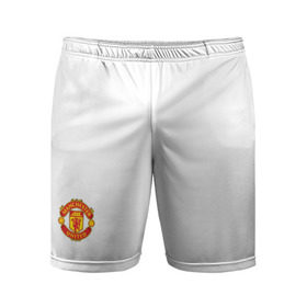 Мужские шорты 3D спортивные с принтом Манчестер Юнайтед ,  |  | manchester | мю | футбол