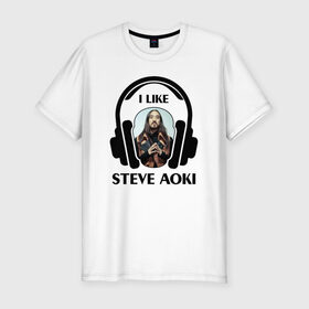 Мужская футболка премиум с принтом I like Steve Aoki , 92% хлопок, 8% лайкра | приталенный силуэт, круглый вырез ворота, длина до линии бедра, короткий рукав | beatport | club | dim mak | dj | edm | electro | house | i like | music | production | radio | steve aoki | techno | top | trance | дискотека | звезда | клуб | любимчик | мне нравится | музыка | музыкант | наушники | продюссер | радио | фестиваль