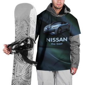 Накидка на куртку 3D с принтом Nissan the best , 100% полиэстер |  | nissan | авто | автомобиль | водитель | машина | ниссан | тачка