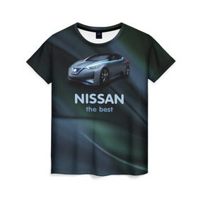 Женская футболка 3D с принтом Nissan the best , 100% полиэфир ( синтетическое хлопкоподобное полотно) | прямой крой, круглый вырез горловины, длина до линии бедер | nissan | авто | автомобиль | водитель | машина | ниссан | тачка