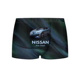 Мужские трусы 3D с принтом Nissan the best , 50% хлопок, 50% полиэстер | классическая посадка, на поясе мягкая тканевая резинка | nissan | авто | автомобиль | водитель | машина | ниссан | тачка