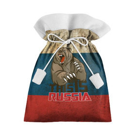 Подарочный 3D мешок с принтом This is Russia , 100% полиэстер | Размер: 29*39 см | медведь | мишка | патриот | патриотизм | россия | руский | рф | страна | ярусский