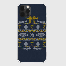 Чехол для iPhone 12 Pro Max с принтом Новогодний свитер Чужой , Силикон |  | alien | new year | новогодний