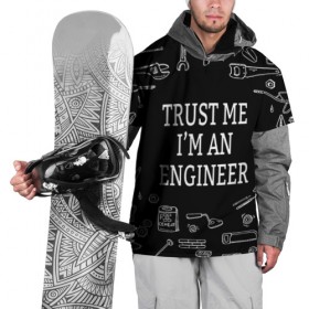 Накидка на куртку 3D с принтом Строитель 13 , 100% полиэстер |  | лучший строитель. подарок строителю | подарок | профессиональный праздник | профессия | строитель