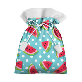 Подарочный 3D мешок с принтом Арбузный рай , 100% полиэстер | Размер: 29*39 см | berry | eat | fruit | pattern | sweet | watermelon | арбуз | еда | сладость | узор | фрукт | ягода