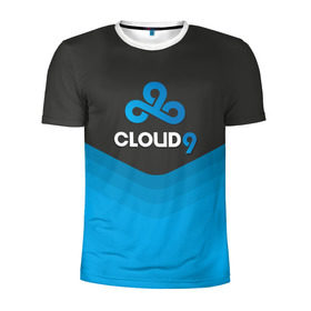 Мужская футболка 3D спортивная с принтом Cloud 9 Uniform , 100% полиэстер с улучшенными характеристиками | приталенный силуэт, круглая горловина, широкие плечи, сужается к линии бедра | counter strike | cs go | swat | terrorist | контр страйк | кс го | спецназ