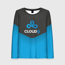 Женский лонгслив 3D с принтом Cloud 9 Uniform , 100% полиэстер | длинные рукава, круглый вырез горловины, полуприлегающий силуэт | counter strike | cs go | swat | terrorist | контр страйк | кс го | спецназ