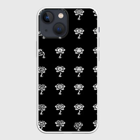 Чехол для iPhone 13 mini с принтом Flowey emoji ,  |  | Тематика изображения на принте: undertale