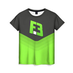 Женская футболка 3D с принтом FlipSid3 Uniform , 100% полиэфир ( синтетическое хлопкоподобное полотно) | прямой крой, круглый вырез горловины, длина до линии бедер | counter strike | cs go | flipside | swat | terrorist | контр страйк | кс го | спецназ | флипсайд