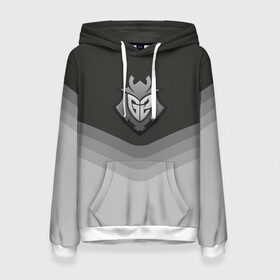 Женская толстовка 3D с принтом G2 Esports Uniform , 100% полиэстер  | двухслойный капюшон со шнурком для регулировки, мягкие манжеты на рукавах и по низу толстовки, спереди карман-кенгуру с мягким внутренним слоем. | Тематика изображения на принте: counter strike | cs go | g2 esports | swat | terrorist | г2 еспорт | контр страйк | кс го | спецназ