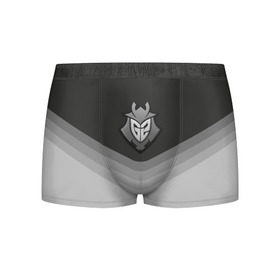 Мужские трусы 3D с принтом G2 Esports Uniform , 50% хлопок, 50% полиэстер | классическая посадка, на поясе мягкая тканевая резинка | Тематика изображения на принте: counter strike | cs go | g2 esports | swat | terrorist | г2 еспорт | контр страйк | кс го | спецназ