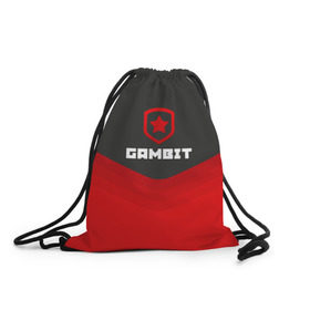 Рюкзак-мешок 3D с принтом Gambit Gaming Uniform , 100% полиэстер | плотность ткани — 200 г/м2, размер — 35 х 45 см; лямки — толстые шнурки, застежка на шнуровке, без карманов и подкладки | counter strike | cs go | gambit | swat | terrorist | гамбит | контр страйк | кс го | спецназ