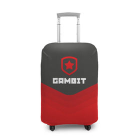 Чехол для чемодана 3D с принтом Gambit Gaming Uniform , 86% полиэфир, 14% спандекс | двустороннее нанесение принта, прорези для ручек и колес | counter strike | cs go | gambit | swat | terrorist | гамбит | контр страйк | кс го | спецназ