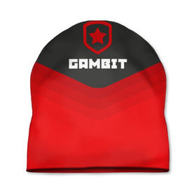 Шапка 3D с принтом Gambit Gaming Uniform , 100% полиэстер | универсальный размер, печать по всей поверхности изделия | counter strike | cs go | gambit | swat | terrorist | гамбит | контр страйк | кс го | спецназ