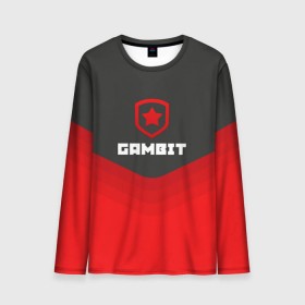 Мужской лонгслив 3D с принтом Gambit Gaming Uniform , 100% полиэстер | длинные рукава, круглый вырез горловины, полуприлегающий силуэт | Тематика изображения на принте: counter strike | cs go | gambit | swat | terrorist | гамбит | контр страйк | кс го | спецназ