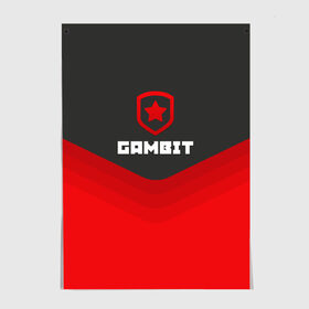 Постер с принтом Gambit Gaming Uniform , 100% бумага
 | бумага, плотность 150 мг. Матовая, но за счет высокого коэффициента гладкости имеет небольшой блеск и дает на свету блики, но в отличии от глянцевой бумаги не покрыта лаком | counter strike | cs go | gambit | swat | terrorist | гамбит | контр страйк | кс го | спецназ