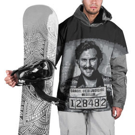 Накидка на куртку 3D с принтом Pablo Escobar , 100% полиэстер |  | пабло | эскобар