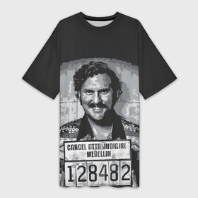 Платье-футболка 3D с принтом Pablo Escobar ,  |  | пабло | эскобар
