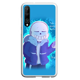 Чехол для Honor P30 с принтом winter Sans , Силикон | Область печати: задняя сторона чехла, без боковых панелей | Тематика изображения на принте: sans | андертейл | подземелье | санс