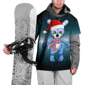 Накидка на куртку 3D с принтом Five Nights At Freddy`s , 100% полиэстер |  | Тематика изображения на принте: fnaf | freddy | бонни | медведь | мишка | фнаф | фокси | фредди