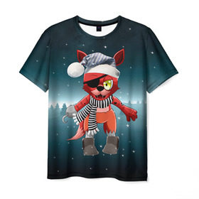 Мужская футболка 3D с принтом Five Nights At Freddy`s , 100% полиэфир | прямой крой, круглый вырез горловины, длина до линии бедер | fnaf | freddy | бонни | медведь | мишка | фнаф | фокси | фредди