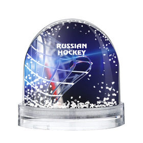 Снежный шар с принтом Русский хоккей , Пластик | Изображение внутри шара печатается на глянцевой фотобумаге с двух сторон | hockey | red machine | красная машина | кхл | русский | сборная россии | хоккей | шайба
