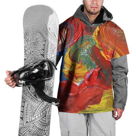 Накидка на куртку 3D с принтом Оживший холст , 100% полиэстер |  | гениальность | гуашь | искусство | краски | мазня | мастер | муза | палитра | радуга | творчество | фантазия | холст | художество | художник | шедевр