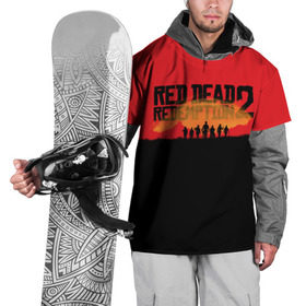 Накидка на куртку 3D с принтом Red Dead Redemption 2 , 100% полиэстер |  | rdr | rdr2 | red dead redemption 2 | rockstar | дикий запад | ковбои