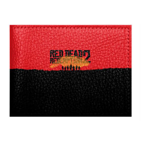 Обложка для студенческого билета с принтом Red Dead Redemption 2 , натуральная кожа | Размер: 11*8 см; Печать на всей внешней стороне | Тематика изображения на принте: rdr | rdr2 | red dead redemption 2 | rockstar | дикий запад | ковбои