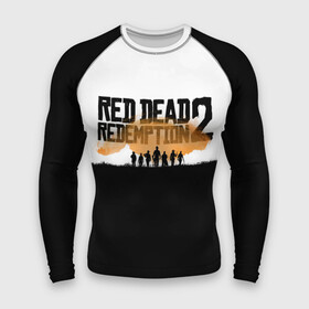 Мужской рашгард 3D с принтом Red Dead Redemption 2 ,  |  | rdr | rdr2 | red dead redemption 2 | rockstar | дикий запад | ковбои