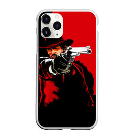 Чехол для iPhone 11 Pro матовый с принтом Стрелок , Силикон |  | выстрел | ковбой | оружие | пистолет | револьвер | силовые структуры | стрелять