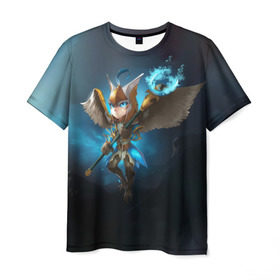 Мужская футболка 3D с принтом Wings , 100% полиэфир | прямой крой, круглый вырез горловины, длина до линии бедер | dota | dota 2 | skywrath mage | дота | маг