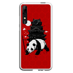 Чехол для Honor P Smart Z с принтом Panda Warrior , Силикон | Область печати: задняя сторона чехла, без боковых панелей | japan | panda | панда