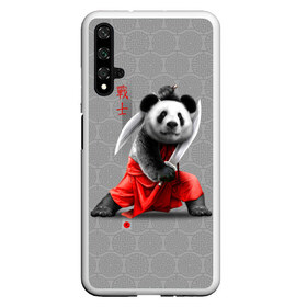 Чехол для Honor 20 с принтом Master Panda , Силикон | Область печати: задняя сторона чехла, без боковых панелей | ninja | panda | ниндзя | панда