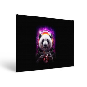 Холст прямоугольный с принтом Panda Cosmonaut , 100% ПВХ |  | bear | galaxy | panda | space | star | астронавт | галактика | звезда | космонавт | космос | медведь | панда