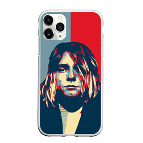 Чехол для iPhone 11 Pro Max матовый с принтом Kurt Cobain , Силикон |  | curt | hope | kobain | nirvana | кобейн | курт | нирвана