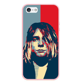 Чехол для iPhone 5/5S матовый с принтом Kurt Cobain , Силикон | Область печати: задняя сторона чехла, без боковых панелей | curt | hope | kobain | nirvana | кобейн | курт | нирвана